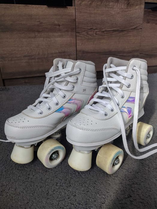 Wrotki Oxelo Quad 100 z hologramem rozmiar 35