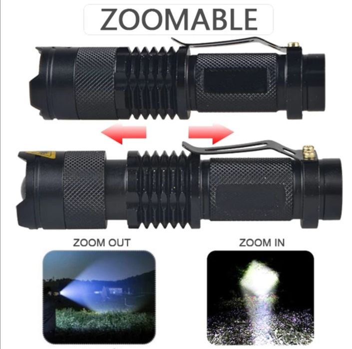 Lanterna Táctica Led Cree Ultra Fire Q5 - Ctt Grátis