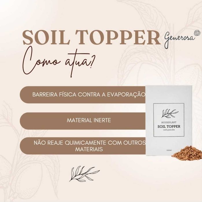 Soil Topper - Grânulos de cortiça