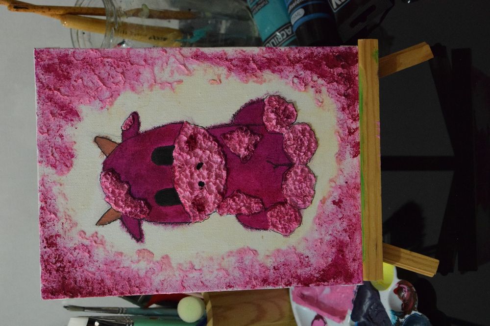 Telas pintadas á mão