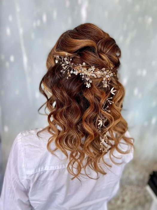 Ozdoba ślubna grzebien