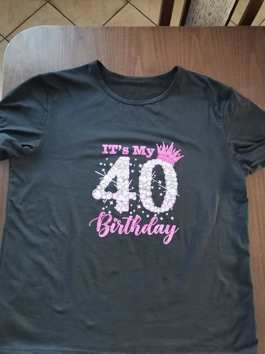 Damska bluzka, t-shirt na 40 urodziny