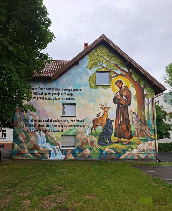 Artystyczne malowanie ścian - Mural- Wideo mapping - Oświetlenie artystyczne