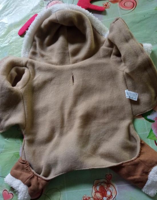 Фірмовий новорічний комбінезон   для маленької собачки