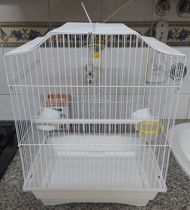 GAIOLA AVES PEQUENO PORTE PRONTA A USAR. Casa,Cozinha,Varanda,Cozinha.