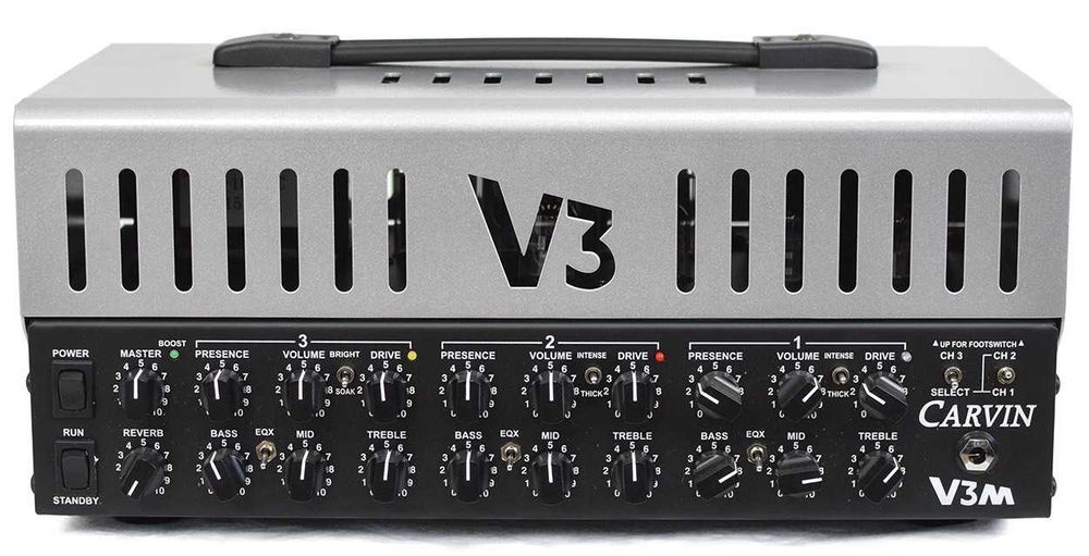 CARVIN V3M Усилитель, +EGNATER Rebel 112X 80Вт кабинет+Footswitch