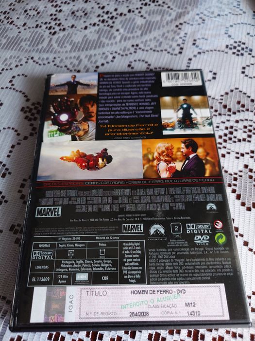 Homem de ferro dvd