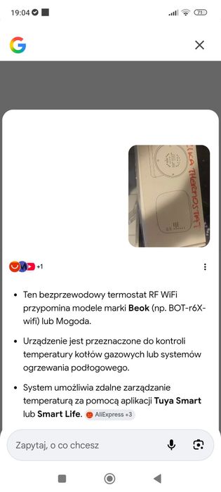 Bezprzewodowy termostat