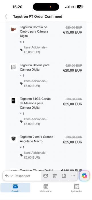 Câmara Digital 5K Ultra HD – Como Nova | Kit Completo