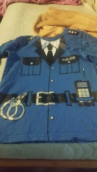Bluzka chlopiec policjant