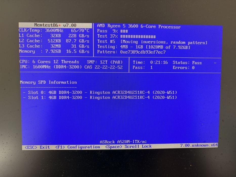 8GB Kingston DDR4 2x4GB 3200MHz ACR32D4U2S1KC-4