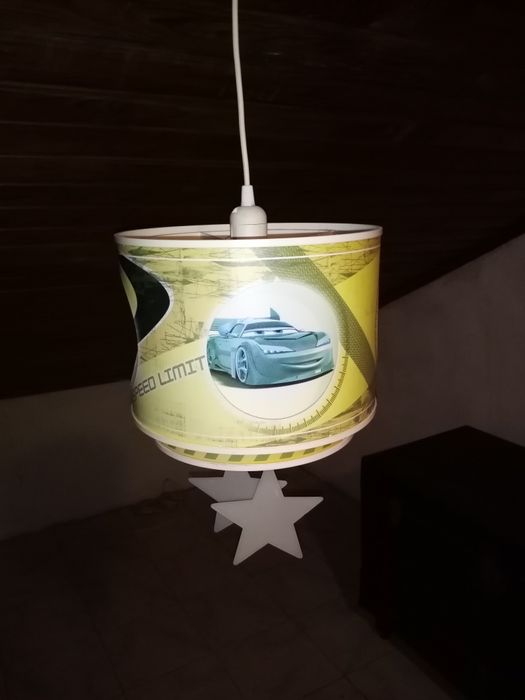 Candeeiro de tecto Disney cars