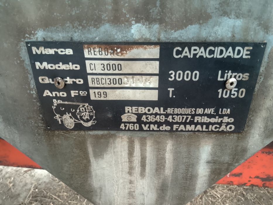 Cisterna 3000 litros