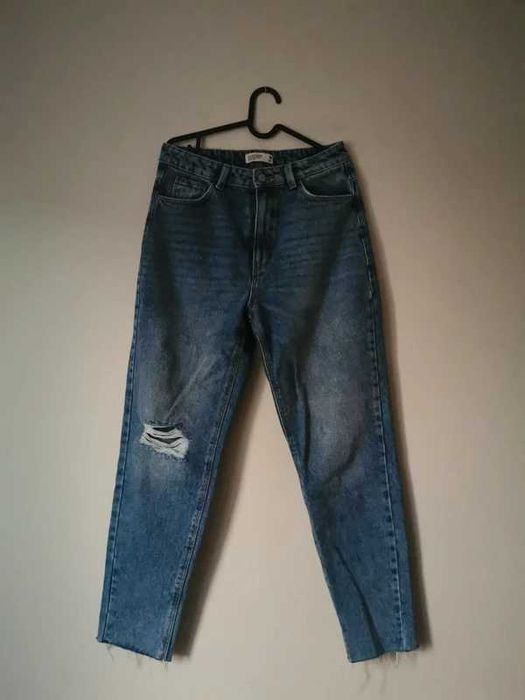MOM jeans 40, wysoka Talia