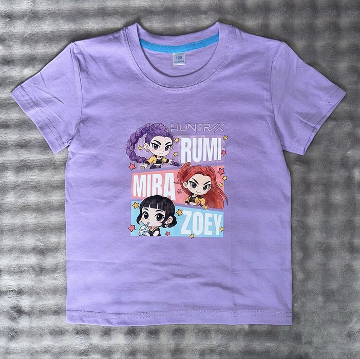 Bawełniany t-shirt k-pop demon hunters 116-122