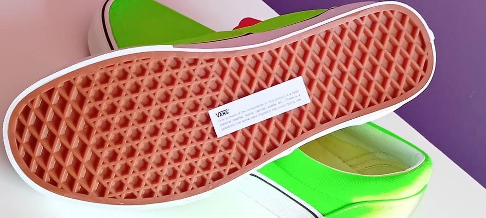 Vans neonowe trampki 40,5