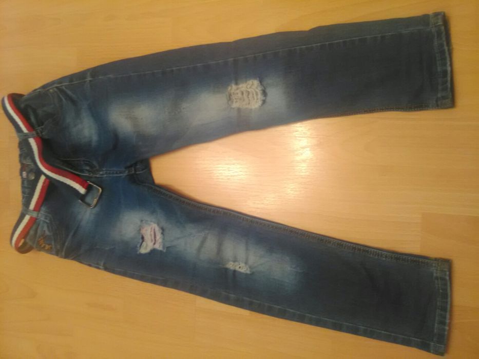 Джинсы рванки