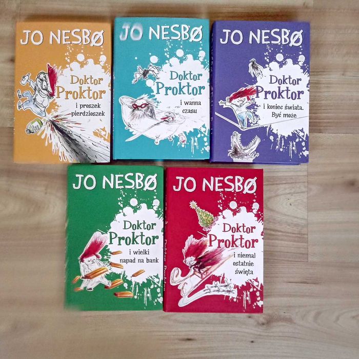 Jo Nesbo seria Doktor Proktor, 5 tomów