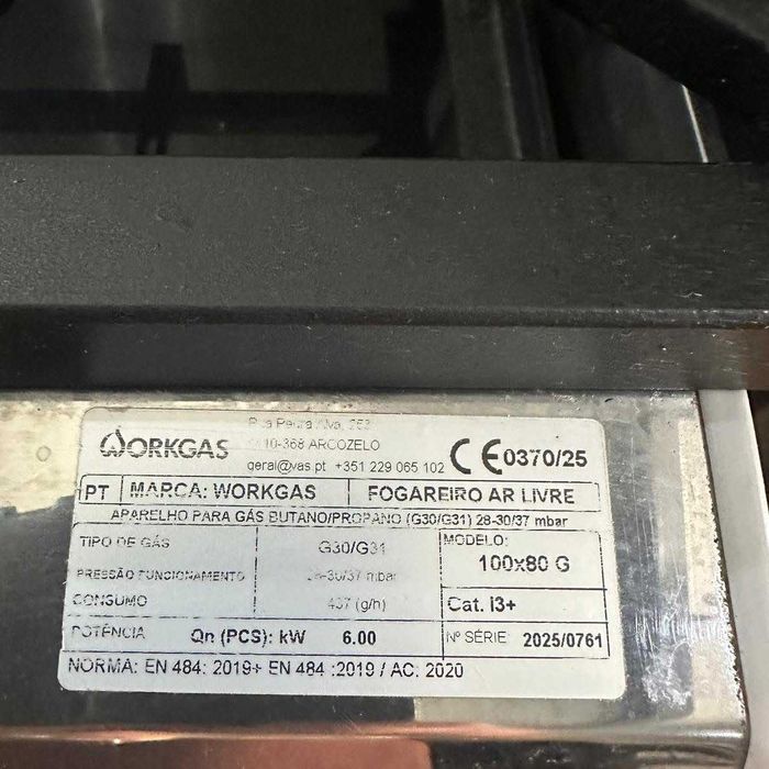 Fogareiro Industrial a Gás Workgas – Profissional