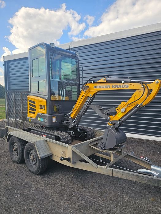 Wynajem minikoparki berger krause