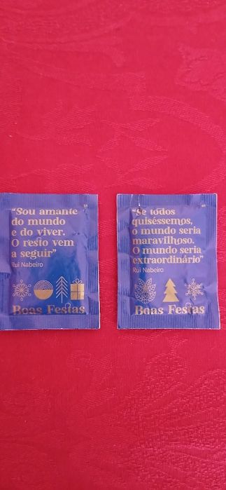 Pacotes de açúcar Delta - Boas Festas