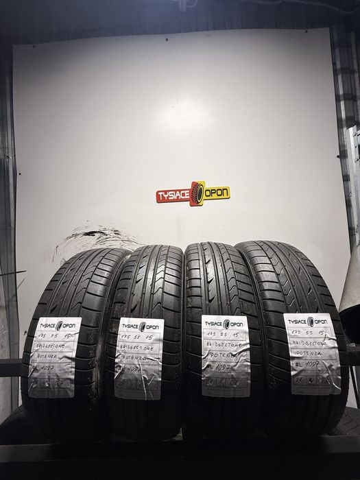 Opony letnie Bridgestone 175/55 R15 Potenza komplet #L1097 używane
