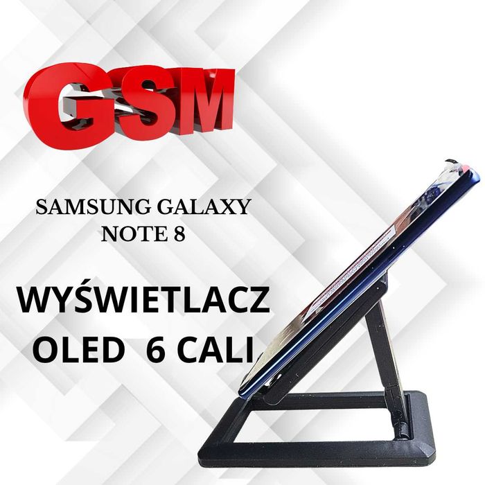 Wyświetlacz OLED 6 cali Samsung Galaxy Note 9 N960  niebieski, z ramką