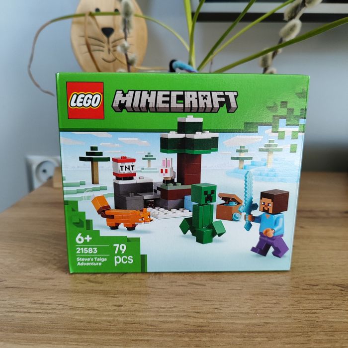 LEGO® 21583 Minecraft - Przygoda Steve’a w tajdze