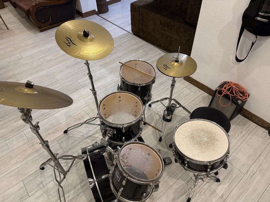 Bateria completa pouco uso