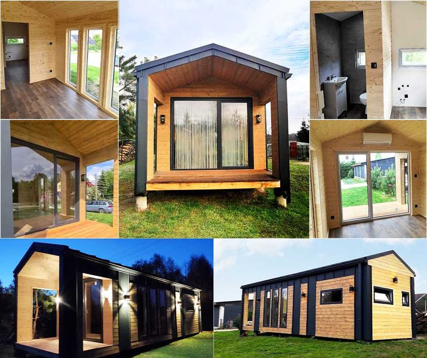 Domek Modułowy 35m² - Mobilny, Drewniany, Całoroczny, Na Zgłoszenie