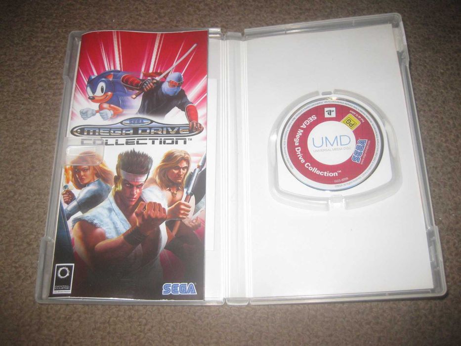 Jogo para a PSP "Sega Mega Drive Collection" Completo!
