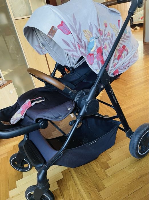 Універсальна стильна коляска візочок для дівчинки 2 в 1