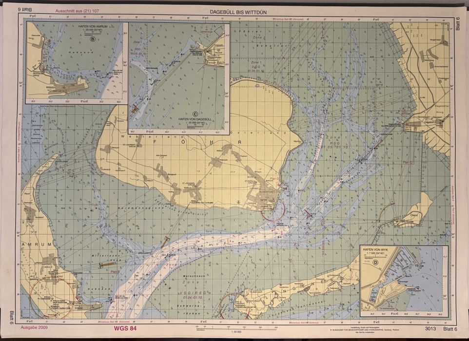 North Frisian Islands (2009) - Cartas Nauticas