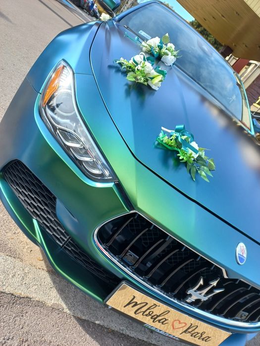 Auto/samochód do ślubu,wesele Maserati Ghibli.Jedyne takie!!