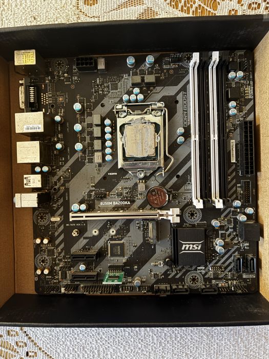 B250M bazooka + i7 7700 + chłodzenie silentium pc