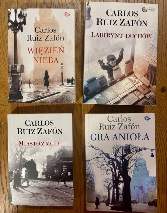Carlos Ruiz Zafón – 4 książk