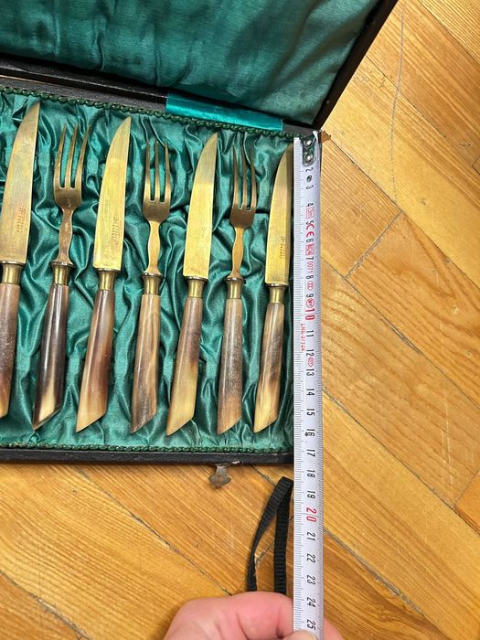 Набро антикварних  виделок  та ножів  Німеччина  1950 -1960