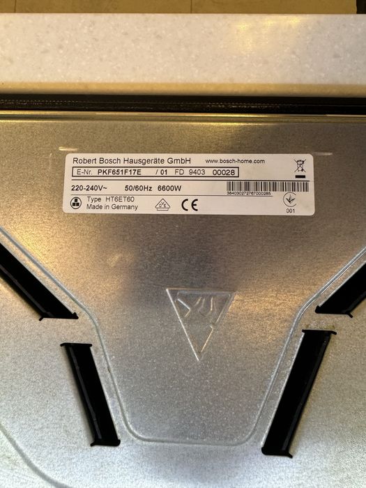 Bosch PKF651F17E варильна поверхня