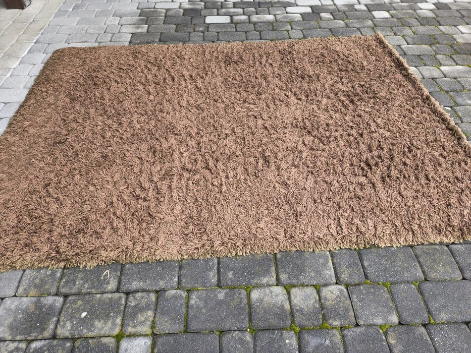 Dywan Shaggy 133x190 brązowy