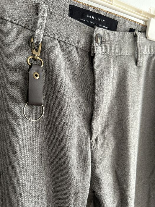 Eleganckie spodnie męskie ZARA gold