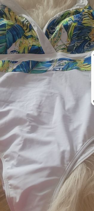 Strój kąpielowy nowy xxl biały miska e