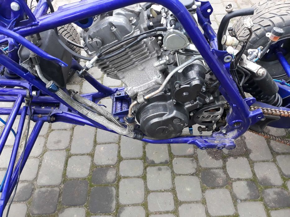 raptor 660 rama dokumenty  wahacz zwrotnica wentylator modul felga