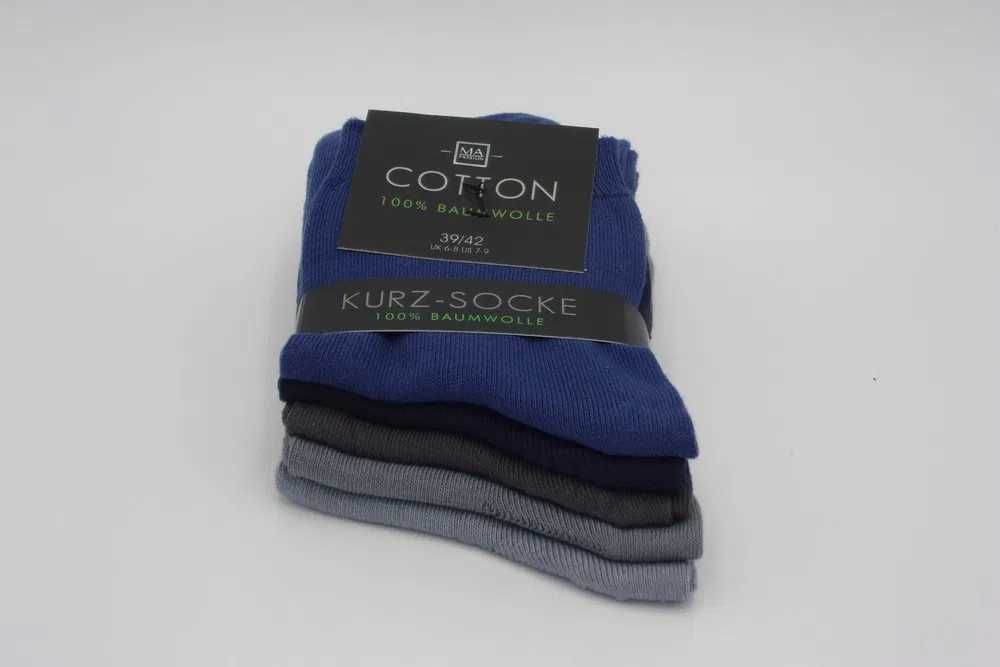 5 par. Skarpety męskie 100% bawełna 39/42. Art 75751-MA.