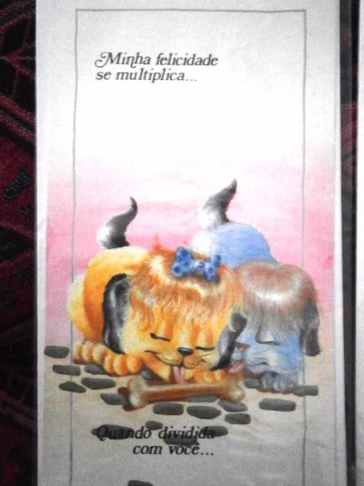 Postais de Amor ainda embalados