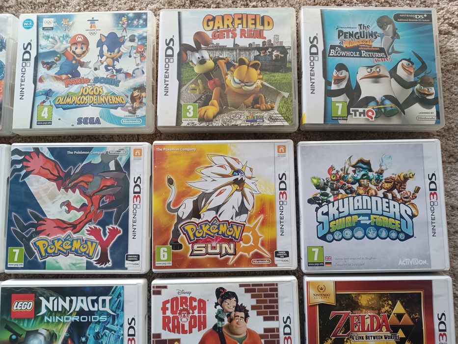 Jogos Nintendo DS e 3DS