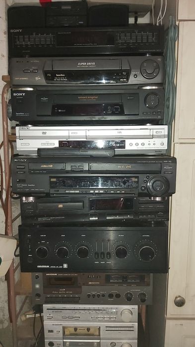 Amplitunery, Deck, CD, radia, VHS