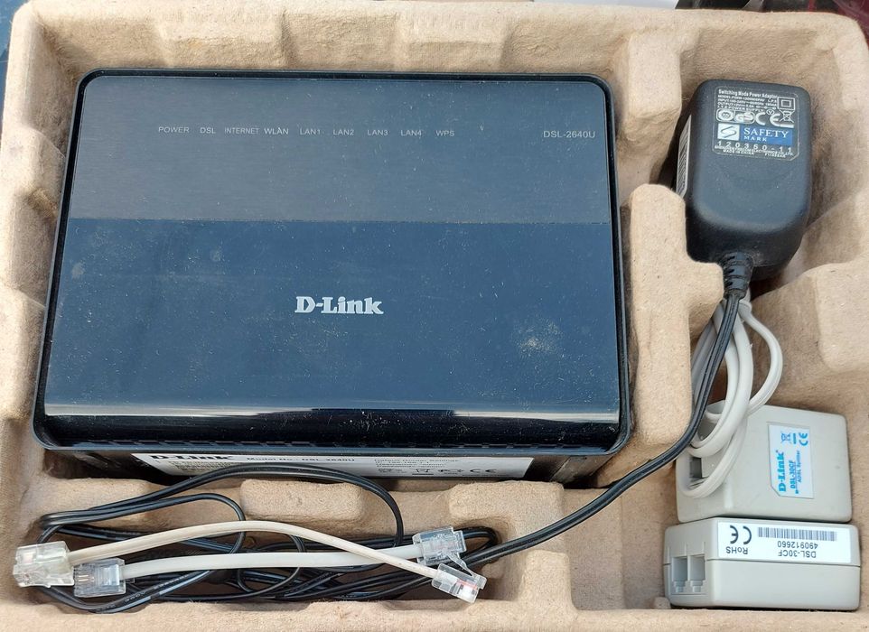 Роутер D-Link DSL-2640U Модем Укртелеком