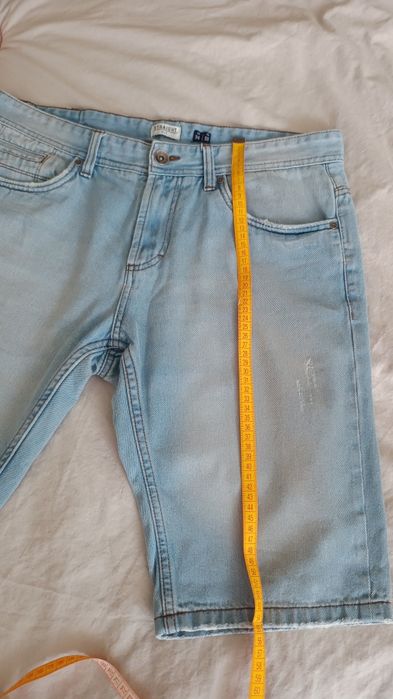 Джинсові шорти чоловічі STRAIGHT 34р.