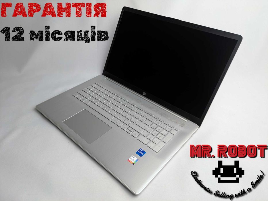 HP 17.3 дюймів FHD IPS|i7-1165G7 8ядр4.7GHz|64ram/4tb SSD|АКБ100%|2022
