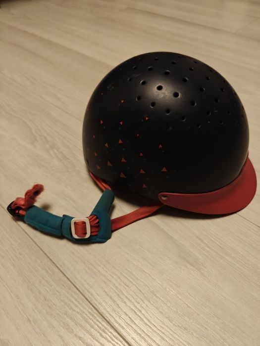 Kask jeździecki toczek Fouganza, rozmiar S (52-55 cm)